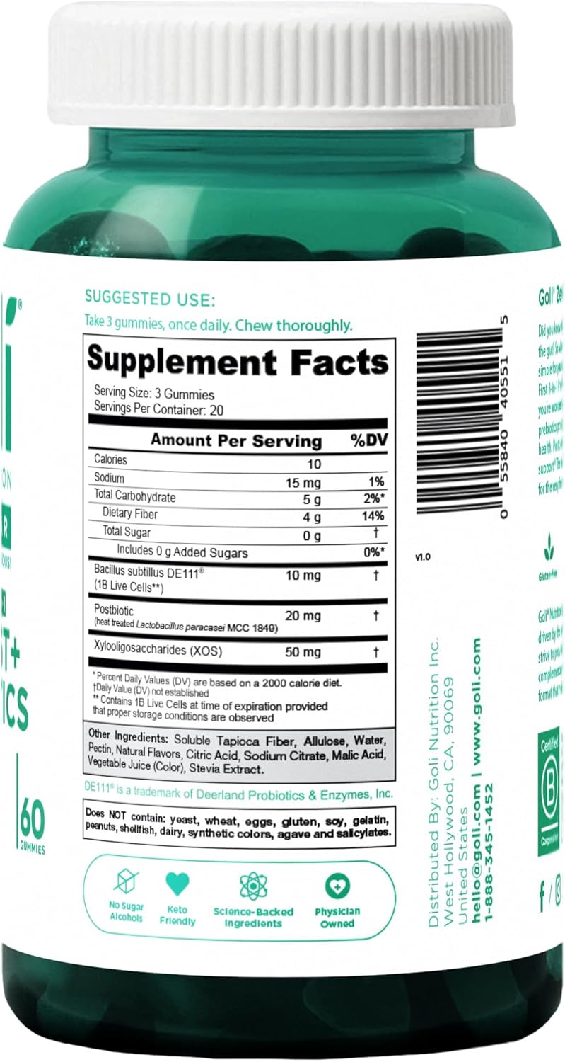 Goli Zero Sugar Gummies