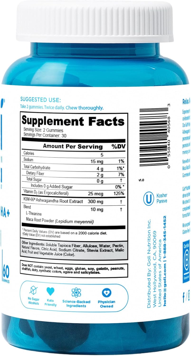 Goli Zero Sugar Gummies