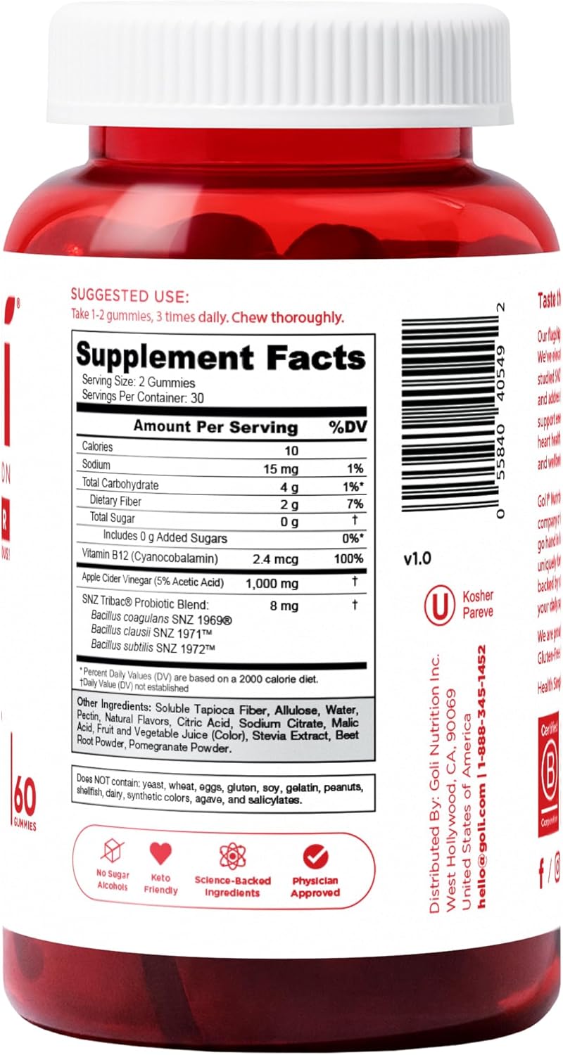 Goli Zero Sugar Gummies